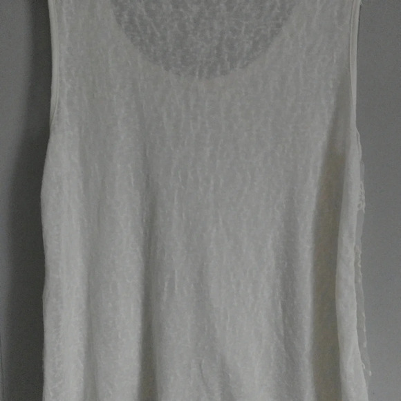 Piazza Roma Women Ivory Sleeveless Blouse M. - Picture 2 of 5